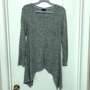 Womens Grey Knitted Sweater